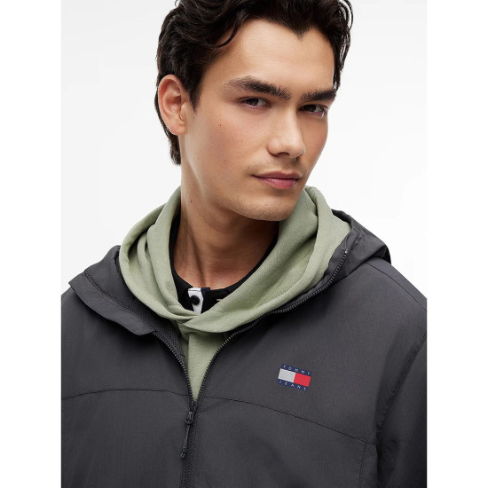 Tommy Hilfiger Ανδρικό αντιανεμικό μπουφάν Packable Ripstop Relaxed Hooded Jacket